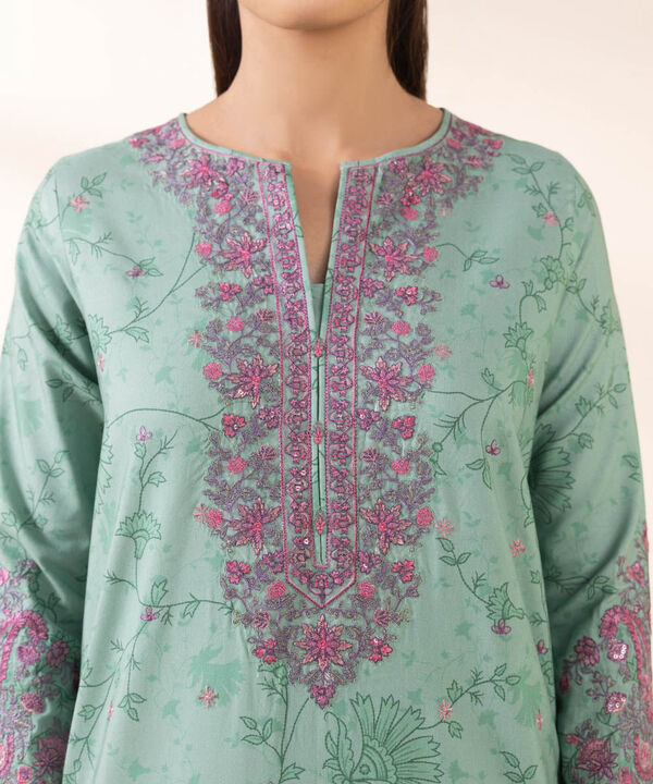 Sapphire Embroidered Lawn