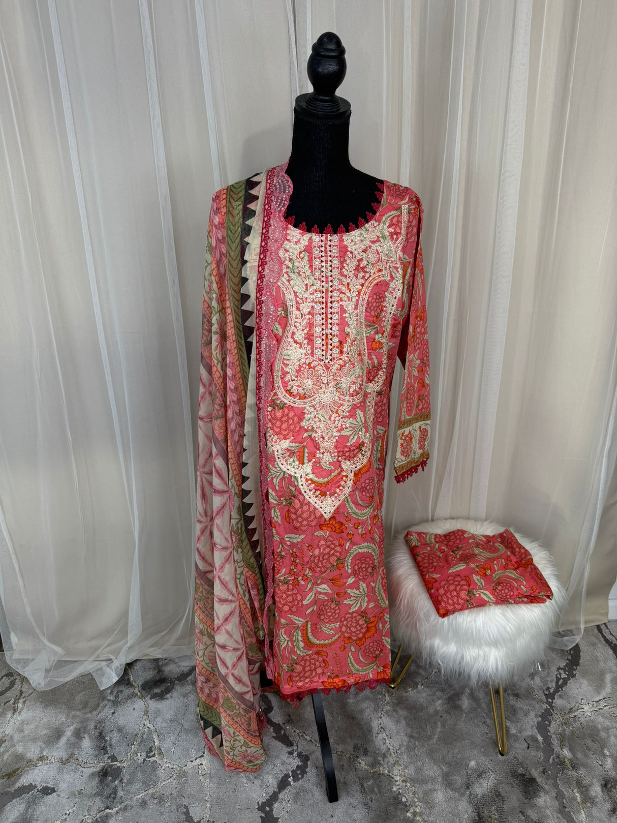 Luxury Embroidered Lawn Ready To Ship