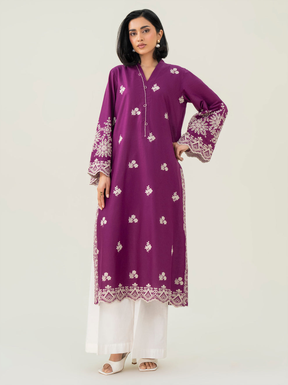 2 Piece Lawn Suit-Embroidered By LimeLight