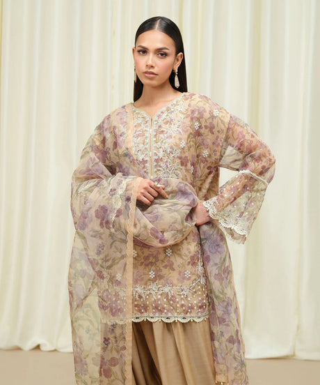 3Pc Embroidered Suit by Sapphire
