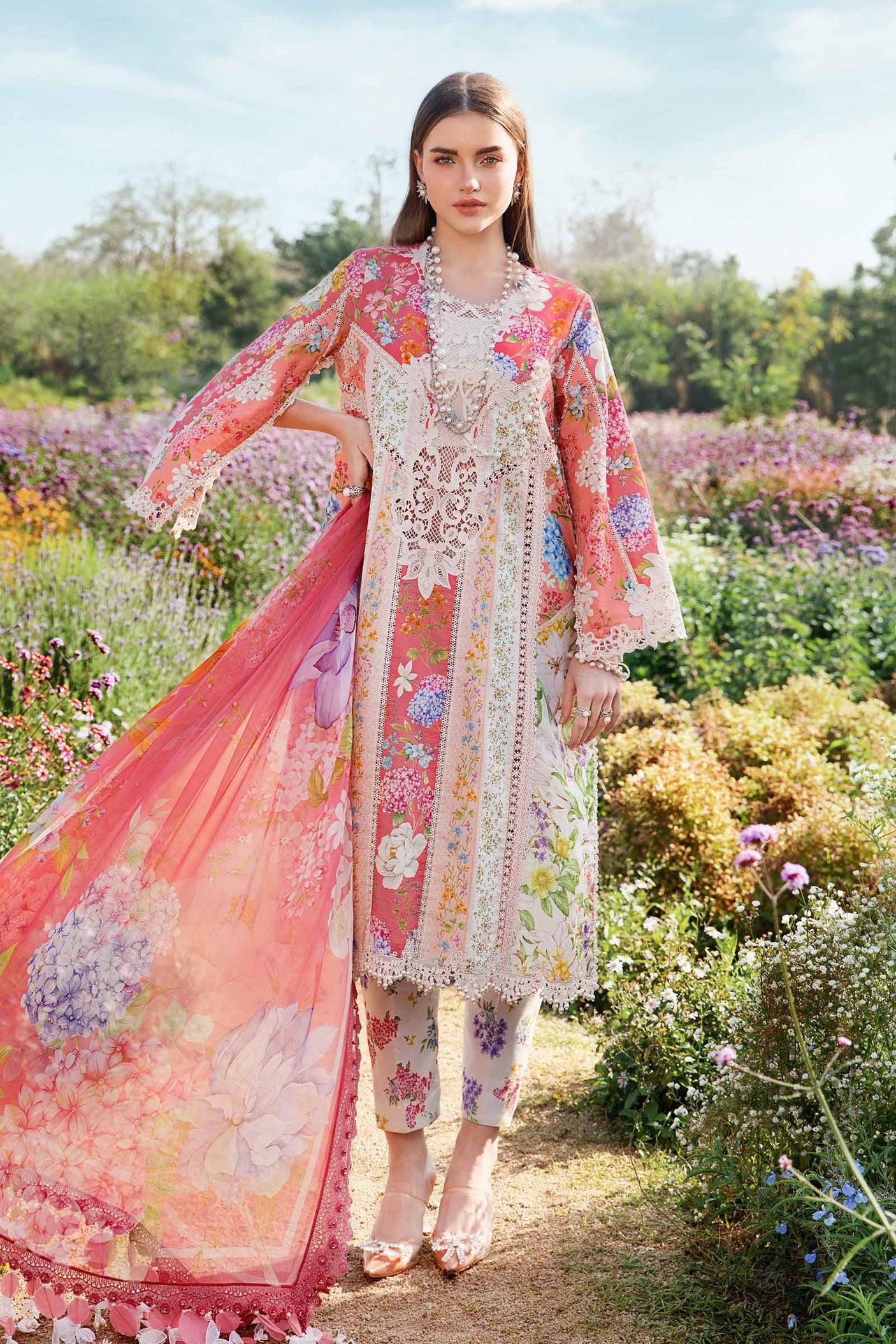 Maria B Embroidered Suit Collection