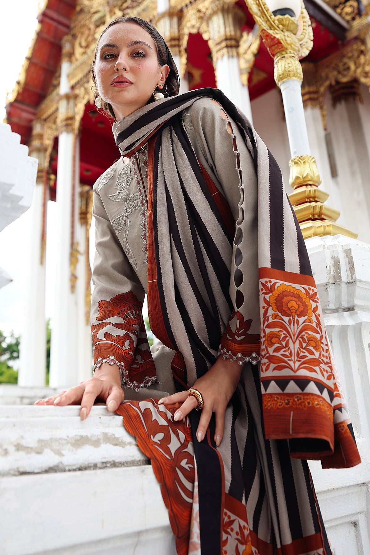 Aniiq By Charizma Embroidered Suit