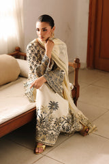 3-PC Embroidered Luxury Suit By Charizma