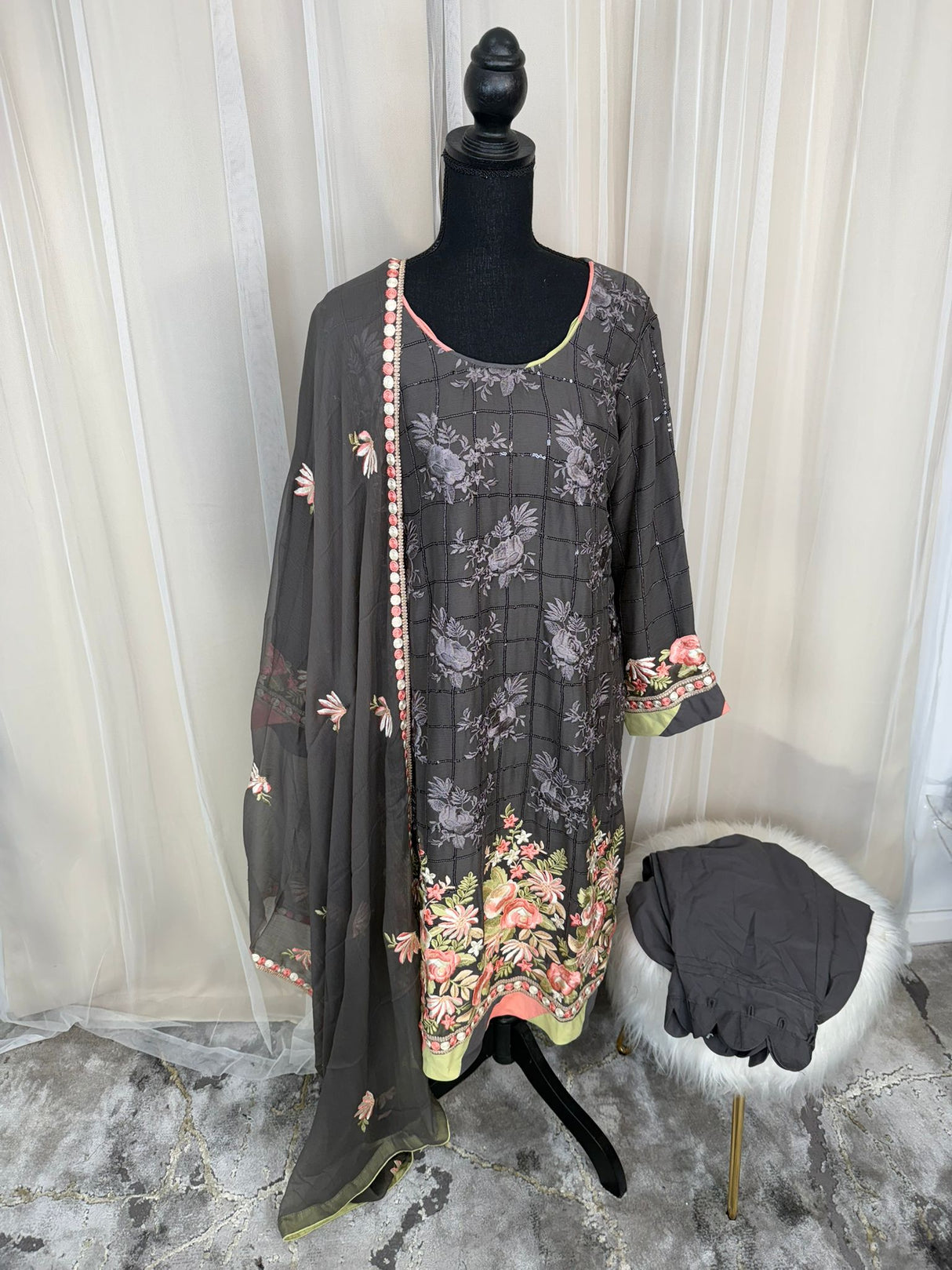 Pakistani Embroidered Party wear Ready To Ship