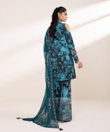 Sapphire 3Pc Embroidered Lawn Suit