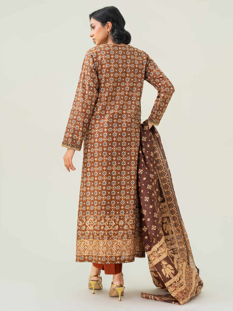 3 Piece Lawn Suit-Embroidered By LimeLight
