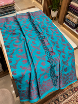 Indian Cotton Print Saree Without Blouse