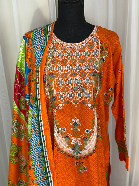 Luxury Embroidered Lawn Ready To Ship