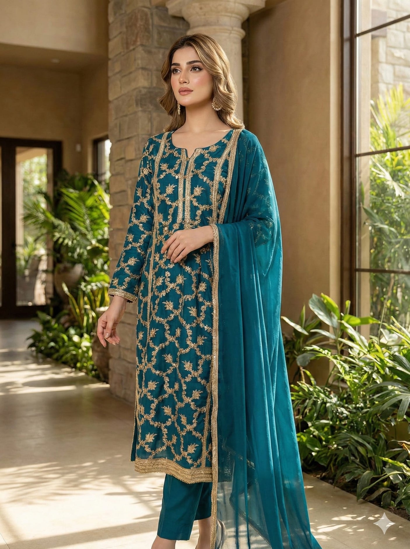 Pakistani boutique embroidered collection