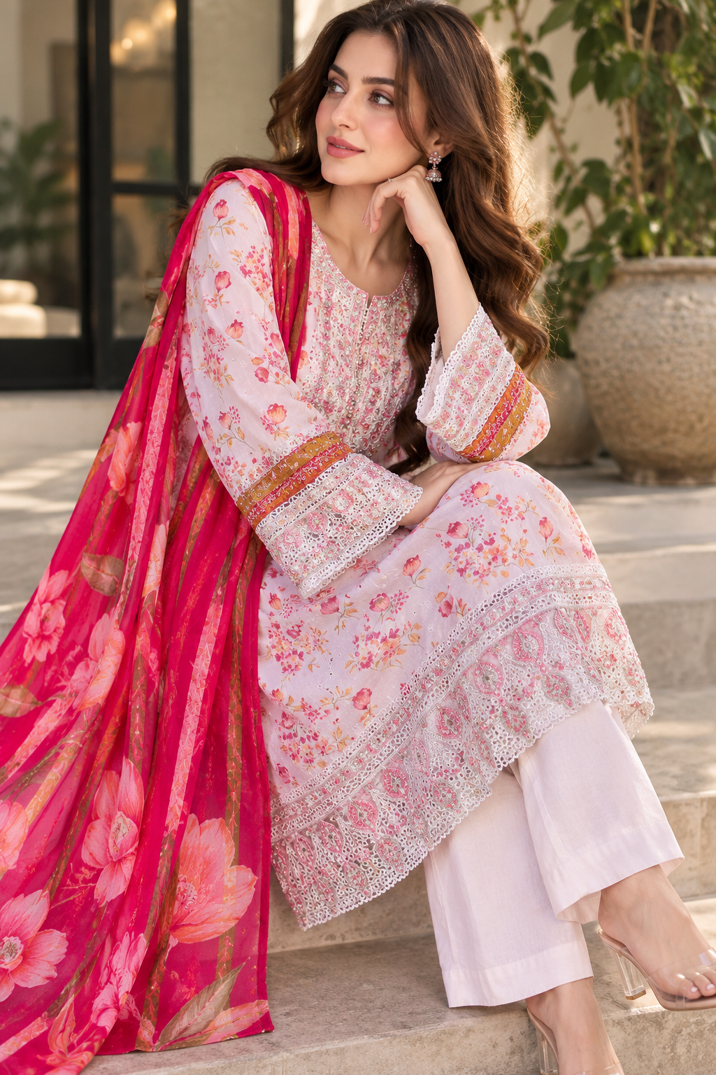 Munira Designers Embroidered Lawn