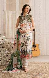 Asifa & Nabeel Premium Lawn  Suit