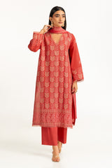 Gul Ahmed Embroidered Lawn Suit