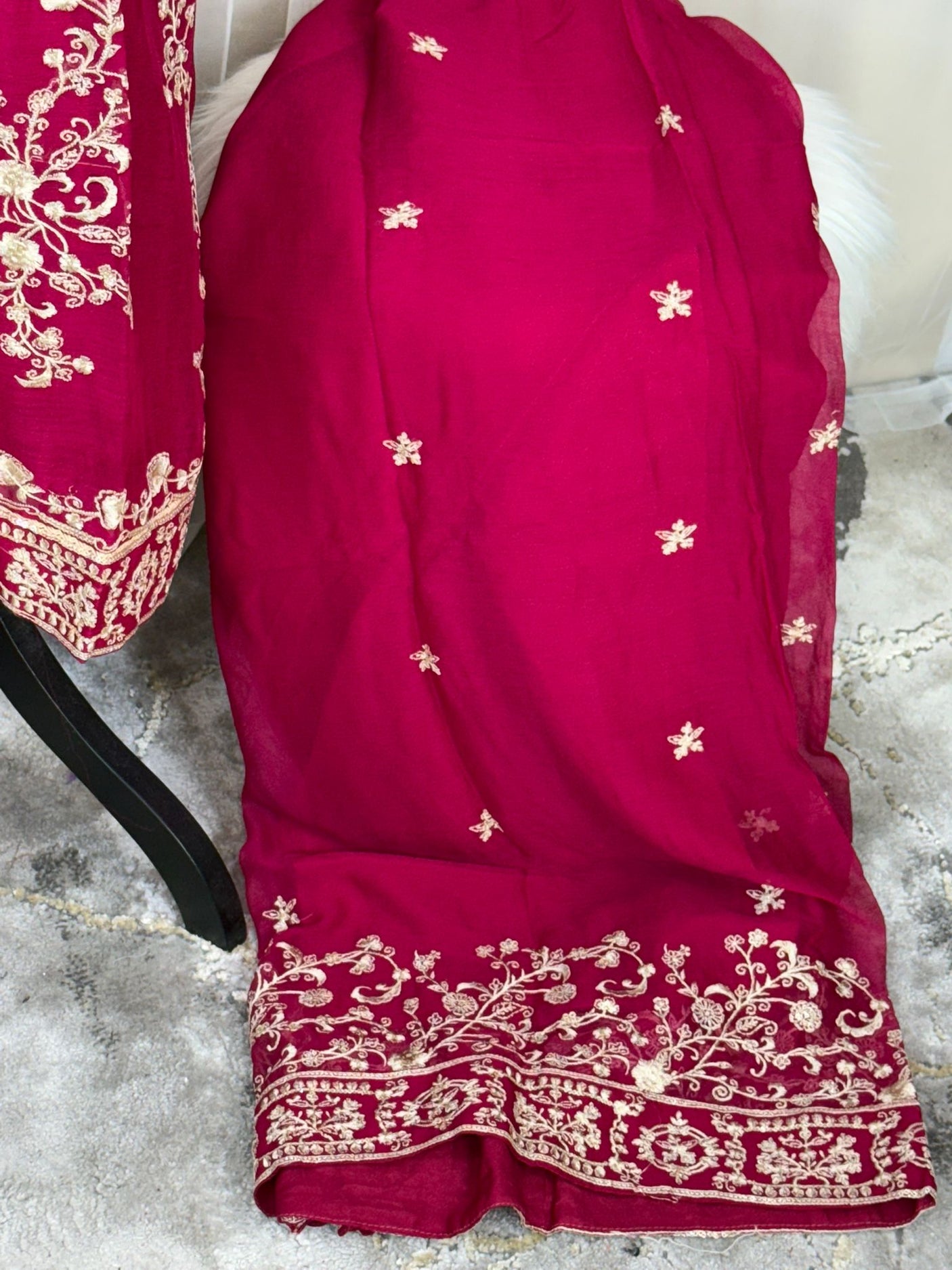 Luxury Embroidered Party wear Ready To Ship