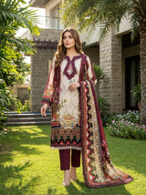 Firdous Luxury Embroidered Lawn 1