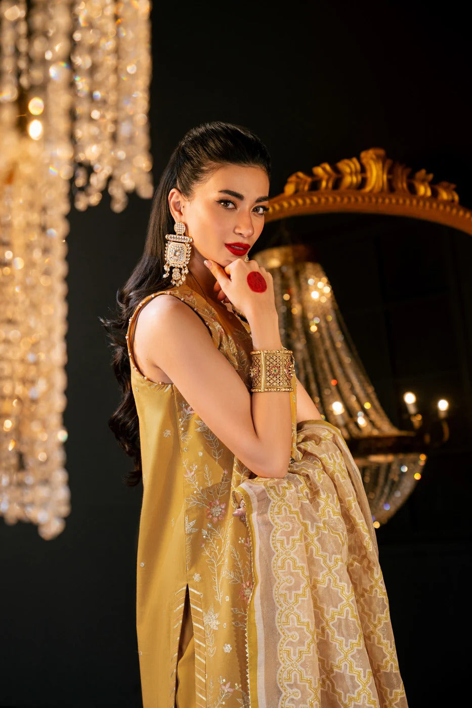 3 Piece Embroidered Suit  by Alkaram Studio