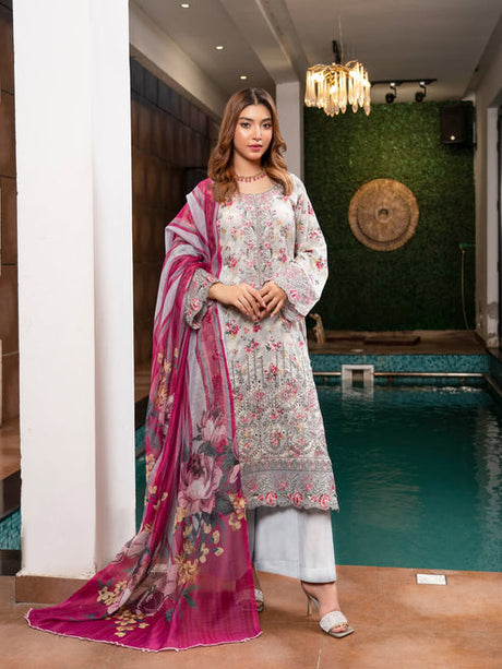 Munira Designers Embroidered Lawn