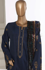 Sada Bahar Embroidered Viscose with Palachi Shawl