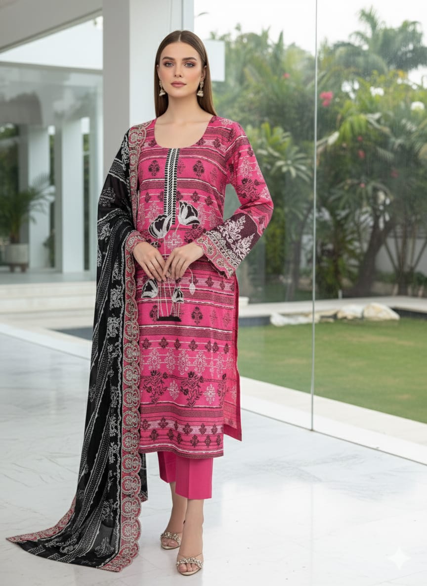 Luxury Embroidered Lawn Ready To Ship
