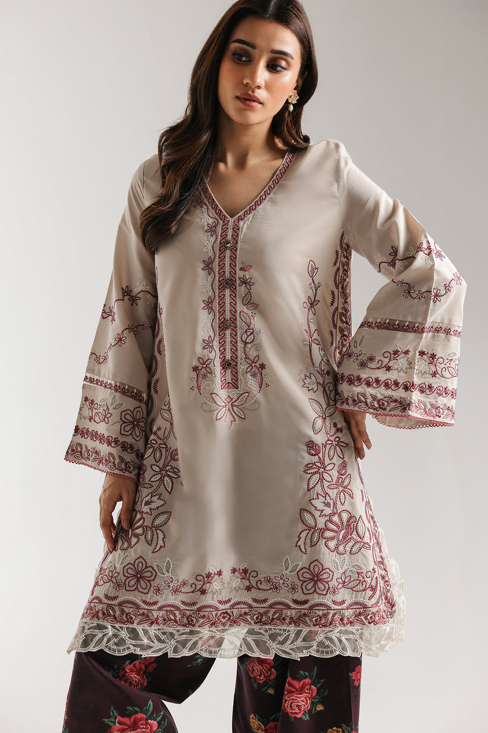 Ethnic Embroidered 2pc Suit