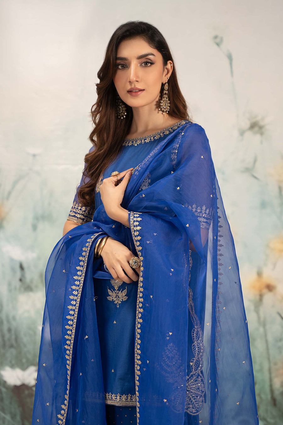 Maria. B. Embroidered Lawn Suit