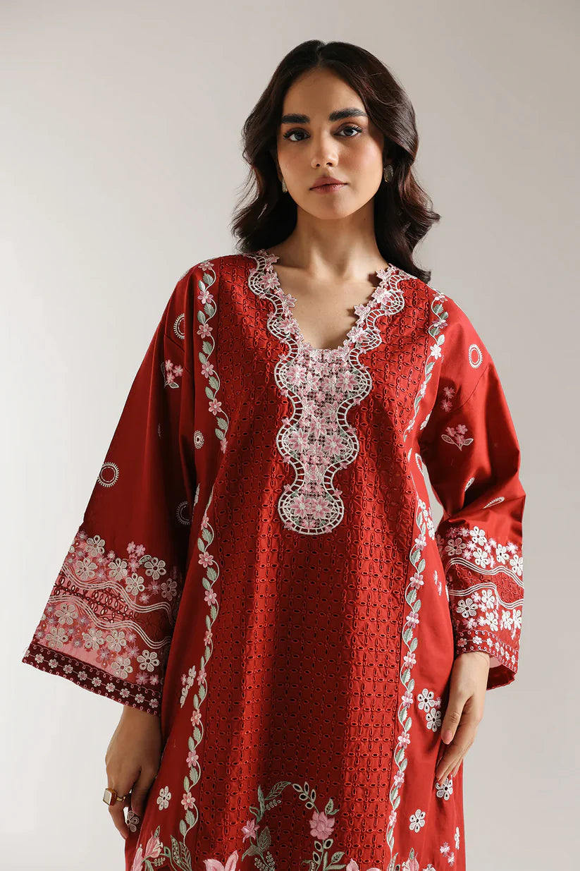 Ethnic Embroidered 2pc Kurti