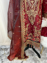 Pakistani Embroidered Party wear Ready To Ship