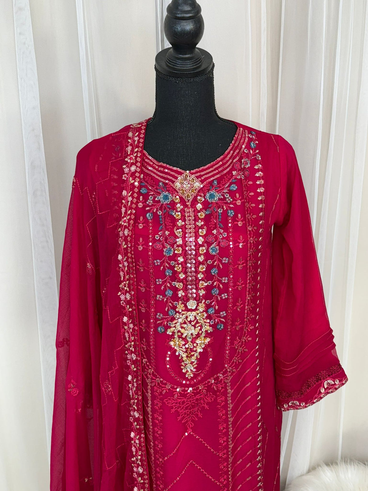 2pc Embroidered Kurti Collection Ready To Ship