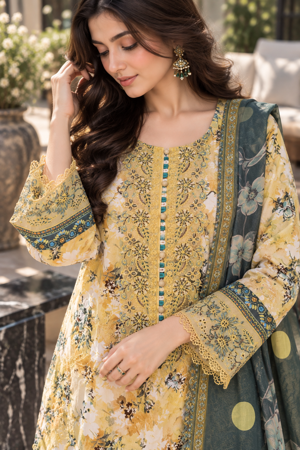 Munira Designers Embroidered Lawn