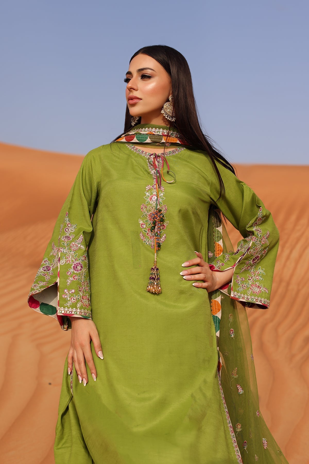 Charizma Luxury Embroidered Suit