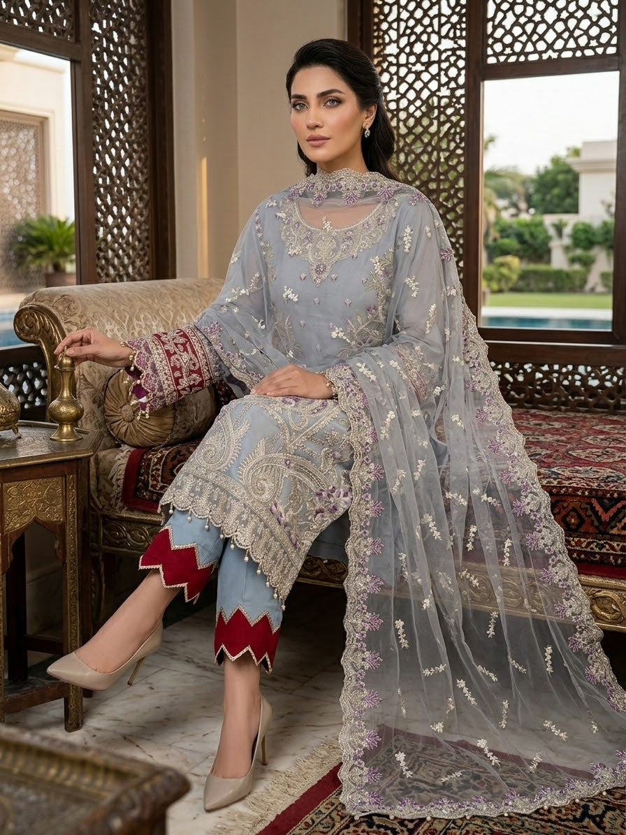 Imrozia Embroidered  Premium Collection