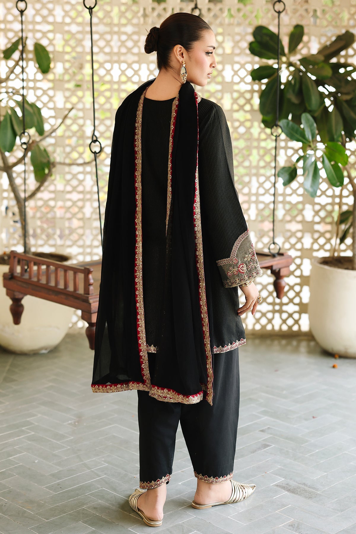3-PC Embroidered Lawn Suit By Charizma