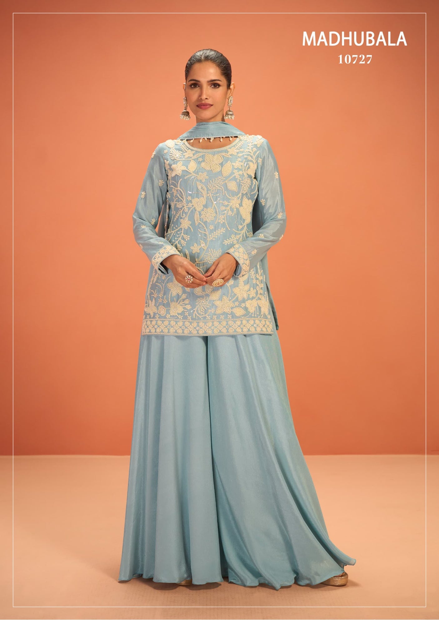 Indian Premium Chinon Silk Suit