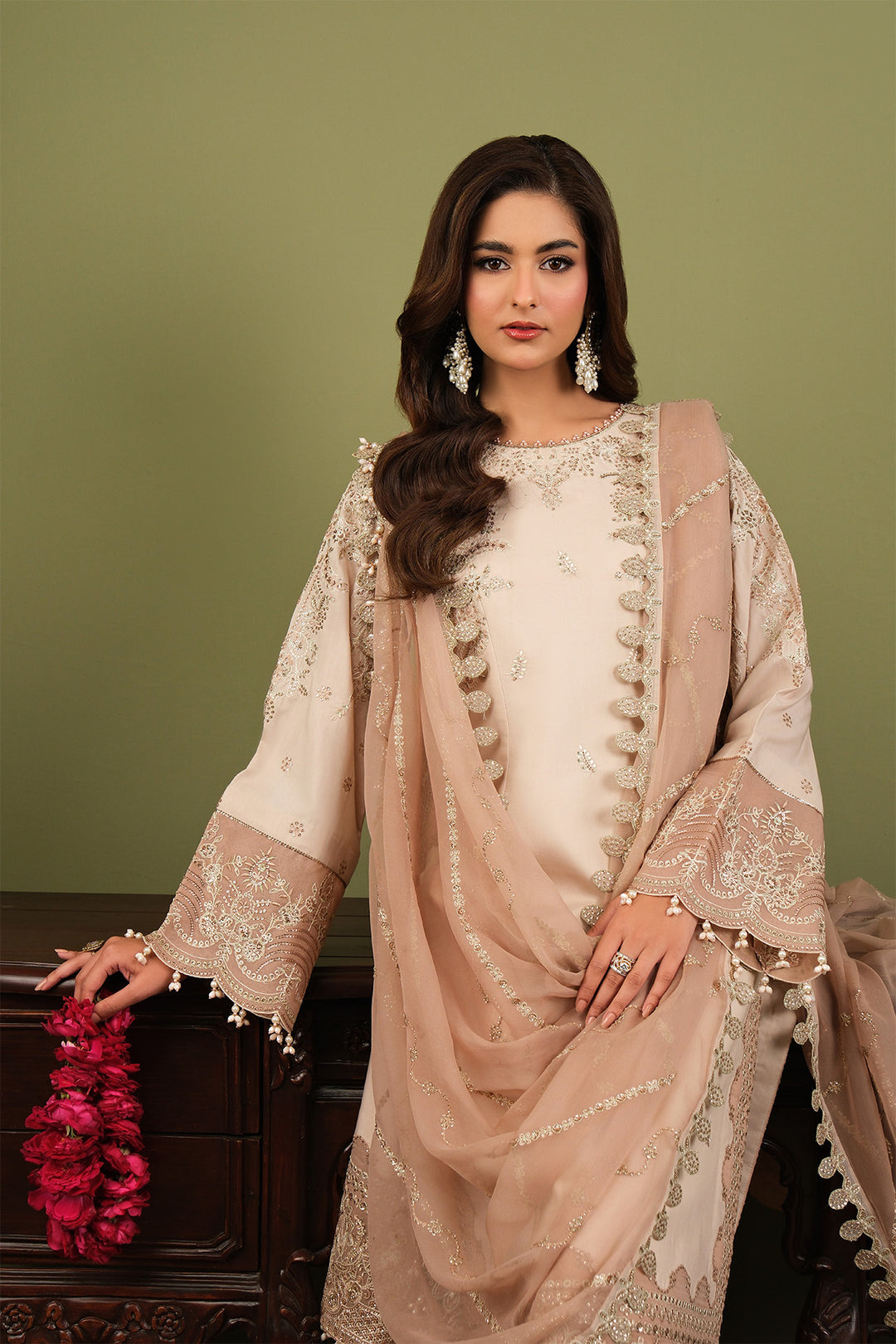 Luxe By Alizeh Raw Silk Suit