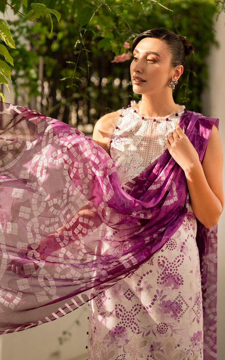 Asifa & Nabeel Premium Lawn  Suit