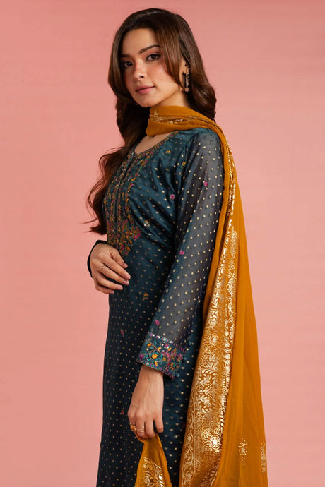 Alkaram Studio Jacquard Suit
