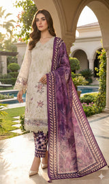 BIN SAEED EMBROIDERED LUXURY LAWN