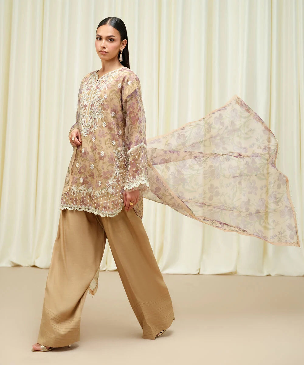 3Pc Embroidered Suit by Sapphire