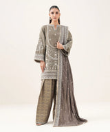 3 Piece - Embroidered Luxury Suit by Sapphire