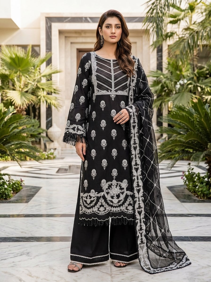 Lawn Chikankari Collection By Adan's Libas