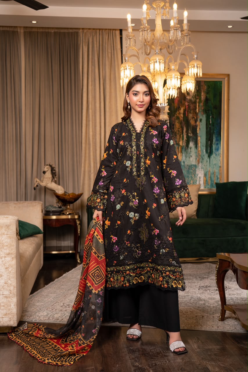 Munira Designers Embroidered Lawn