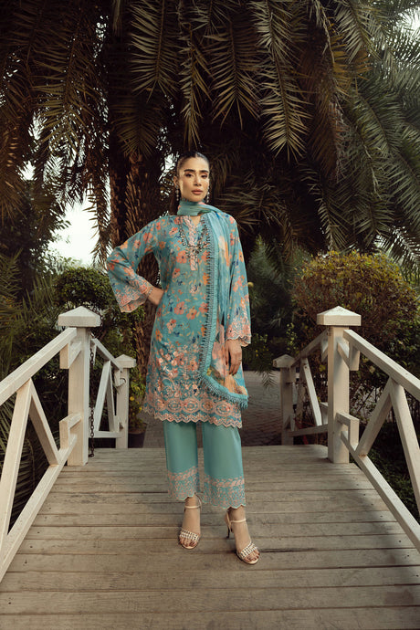 Lakhany 3pc Embroidered Suit