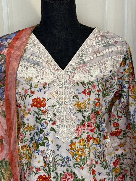 Luxury Embroidered Lawn Ready To Ship