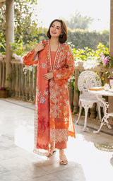 Asifa & Nabeel Premium Lawn  Suit
