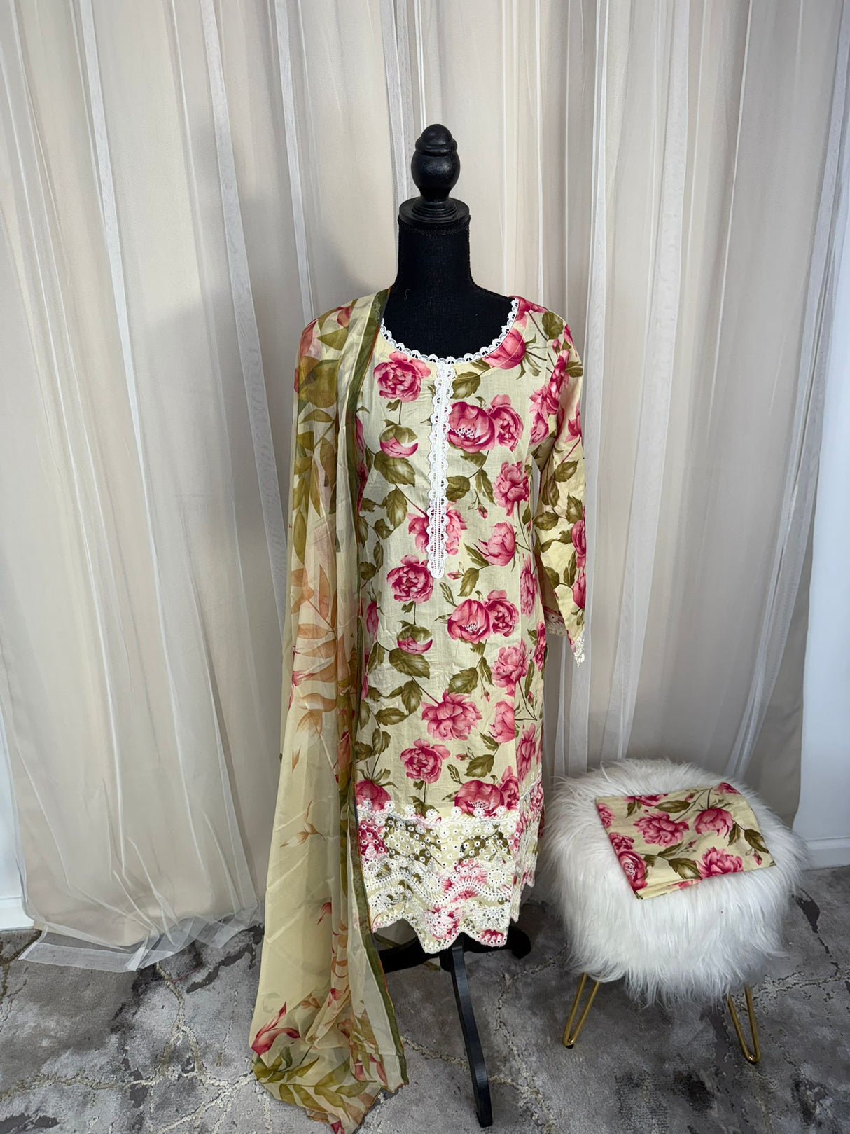 Luxury Embroidered Lawn Ready To Ship