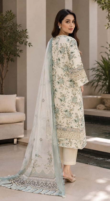 Sada Bahar Festive Embroidered Lawn
