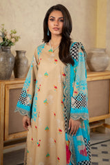 3-PC Embroidered Lawn Suit By Charizma