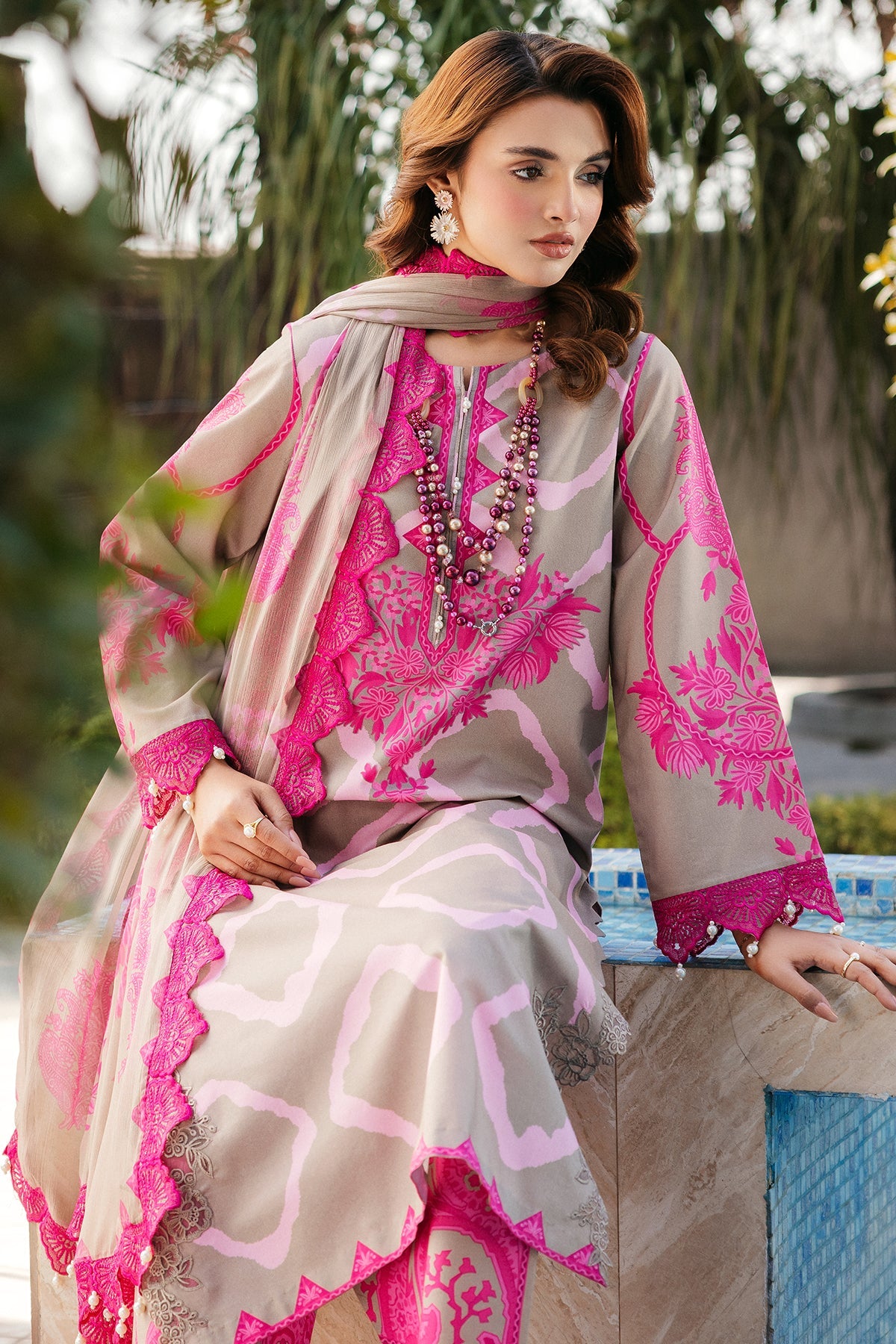 Charizma Luxury Embroidered Suit
