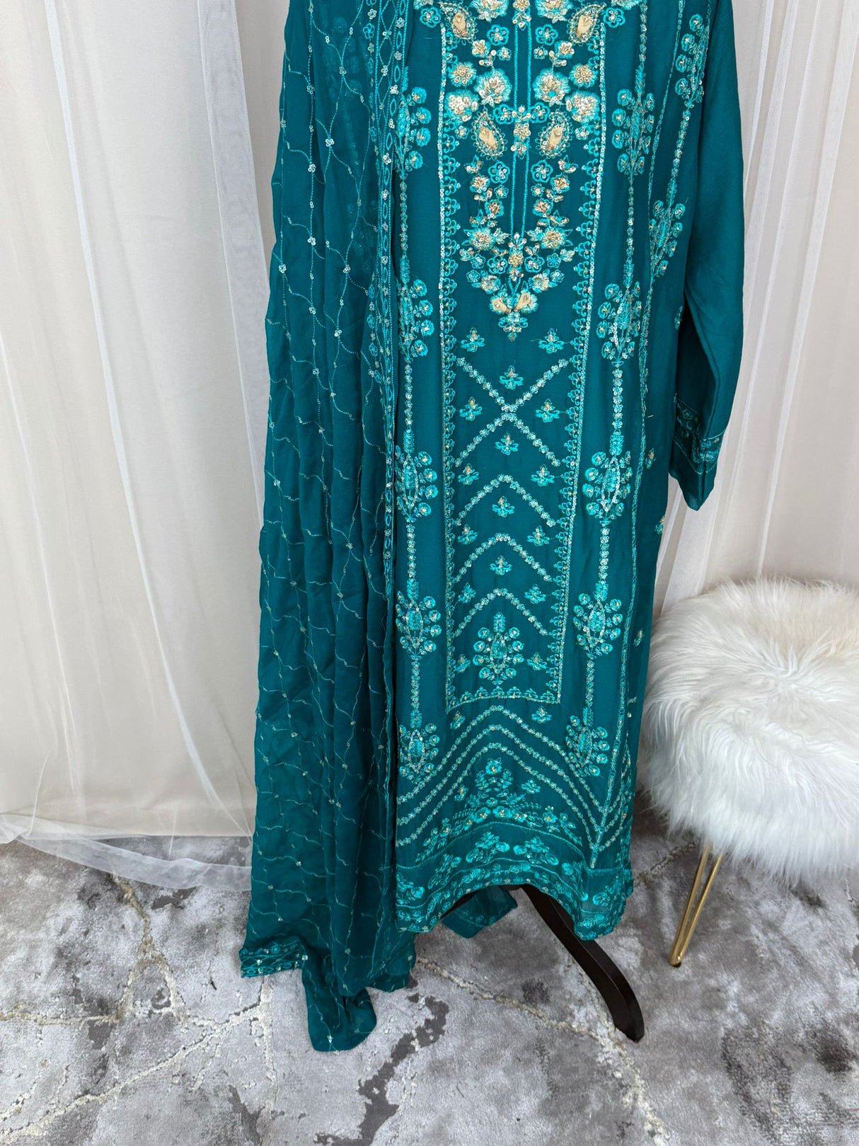2pc Embroidered Kurti Collection Ready To Ship