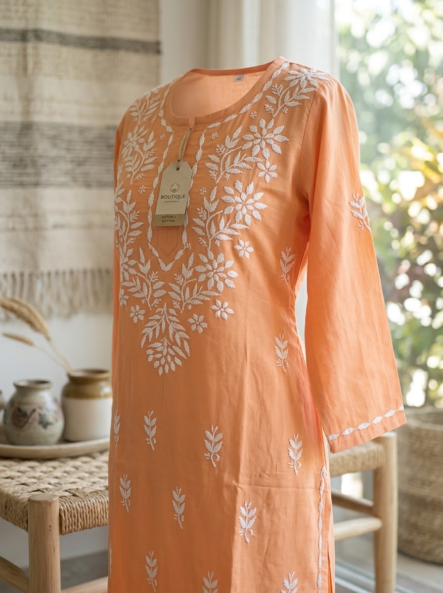 Lucknow 1 pc Embroidered Kurti