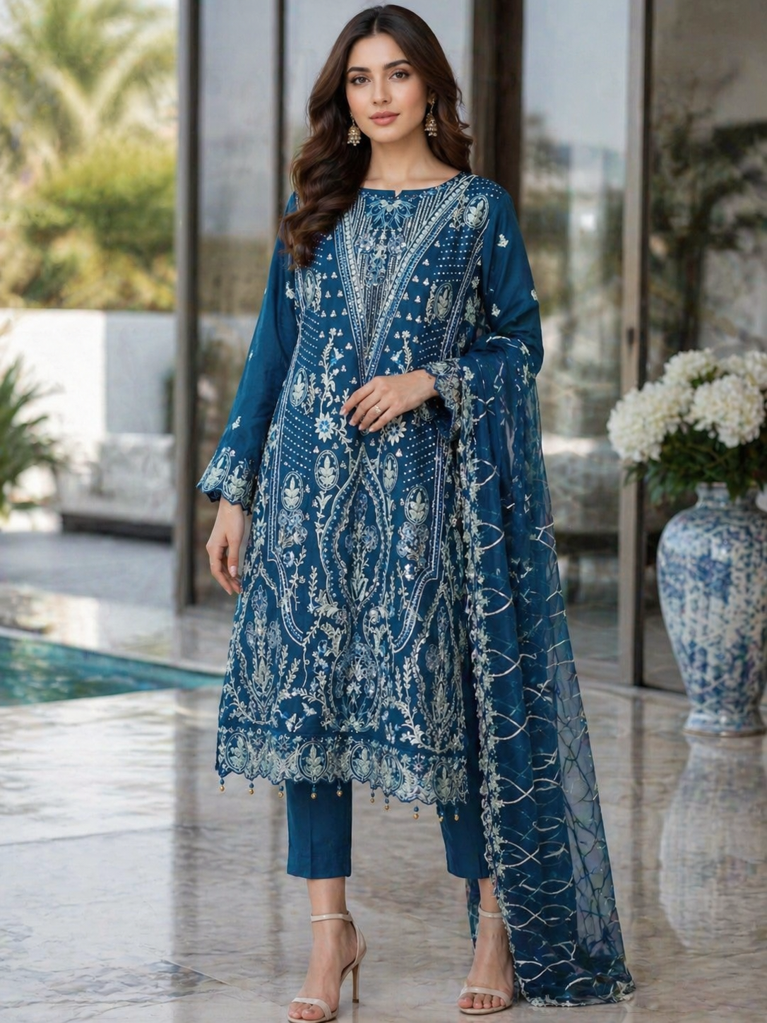 Bin Hameed Chiffon Embroidered Collection
